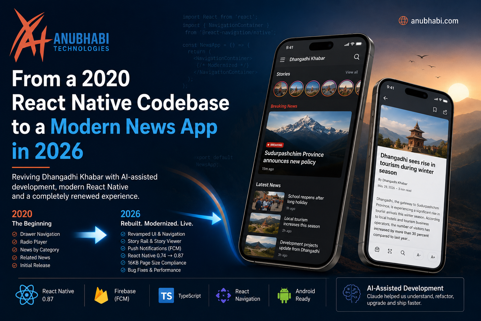 From a 2020 React Native Codebase to a Modern News App in 2026
